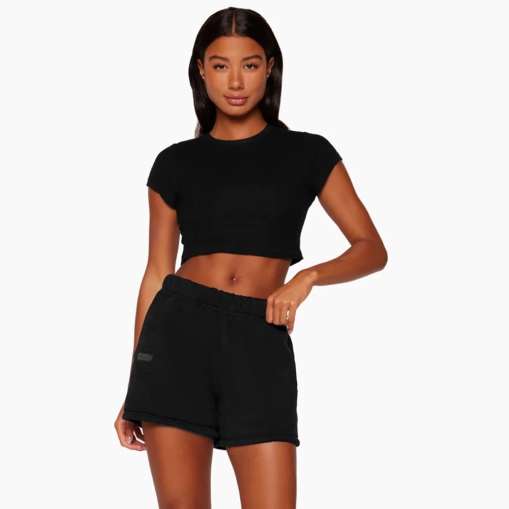 SET ACTIVE SWEAT SHORTS IN ONYX